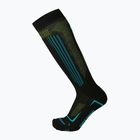 Slidinėjimo kojinės Mico Medium Superthermo Primaloftsilk Ski nero/turchese