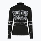 Moteriškas termoaktyvus džemperis Newland Groenlandia Half Zip black/white