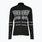 Moteriškas termoaktyvus džemperis Newland Guenda Full Zip black/white