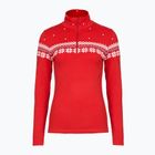 Moteriškas termoaktyvus džemperis Newland Hilde Half Zip red/white