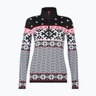 Moteriškas termoaktyvus džemperis Newland Kristel Half Zip black/white