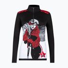 Moteriškas termoaktyvus džemperis Newland Snowdrop Half Zip black/red