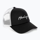 Moteriška kepuraitė su snapeliu Hurley Icon Script Trucker black/white