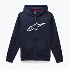 Vyriškas džemperis Alpinestars Ageless II Zip Hoodie navy/white