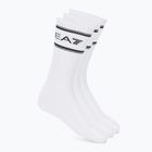 Kojinės EA7 Emporio Armani Train Socks Sponge 3 pairs white / white / white