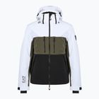 Vyriška slidinėjimo striukė EA7 Emporio Armani Ski Kitzbuhel Protectum7 Colorblock white / black / grape leaf