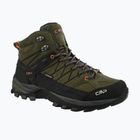 Vyriški trekinginiai batai CMP Rigel Mid Wp olive/flame