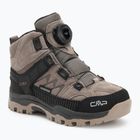 Vaikiški žygio batai CMP Kiruna Mid Fitgo Fleece Wp desert/sand