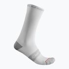 Vyriškos Castelli Superleggera T 18 dviratininkų kojinės baltos spalvos