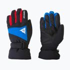 Dainese Hp Scarabeo vaikiškos slidinėjimo pirštinės juodos taps/high risk red/lapi