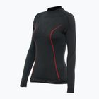 Moteriški termoaktyvūs marškinėliai ilgomis rankovėmis Dainese Thermo black/red