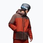 Vyriška slidinėjimo striukė Oakley Canopy Pro Insulated dark umber/flame red
