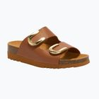 Moteriškos šlepetės Scholl Montery 2 Straps Ad Med cognac