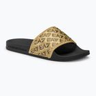 Šlepetės EA7 Emporio Armani Water Sports All Over black/gold