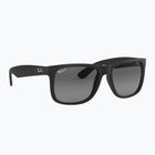 Akiniai nuo saulės Ray-Ban Justin Classic matt black gum/dark grey