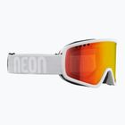 Slidinėjimo akiniai Neon Force Otg white/white/mirror red