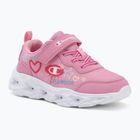 Vaikiški batai Champion Funfair Print G PS Low Cut blue burgundy/flash/fluorescent pink