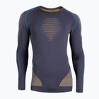Vyriški termoaktyvūs marškinėliai UYN Evolutyon UW Shirt charcoal/gold/atlantic