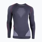 Vyriški termoaktyvūs marškinėliai UYN Evolutyon UW Shirt charcoal/white/red