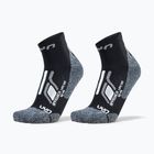 Vyriškos kojinės UYN Trekking Approach Low Cut 2 pack black/grey