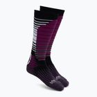 Moteriškos snieglenčių kojinės UYN Ski Snowboard black/purple