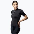 Moteriški dviratininkų marškinėliai Alé Color Block black