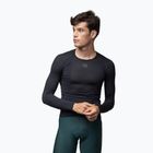 Dviračių vyriški marškinėliai Alé Merino LS nero/black