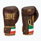 Bokso pirštinės LEONE 1947 Italy '47 black/white/brown