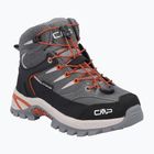 Vaikiški žygio batai CMP Rigel 2.0 Mid Waterproof grey/brick