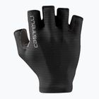 Moteriškos dviračių pirštinės Castelli Espresso light black