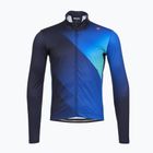 Vyriški dviračių marškinėliai ilgomis rankovėmis Castelli Amplify Thermal belgian blue/azzurro italia/pool blue