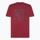 Vyriški marškinėliai Oakley Bark Ellipse Tee iron red