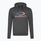 Vyriškas džemperis Oakley Bark Fleece Hoodie dark grey heather