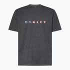 Vyriški marškinėliai Oakley Bf Oakley Bark Tee dark grey hthr