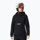 Moteriškas softshell džemperis su gobtuvu Oakley TNP Nose Grab Softshell Hoodie blackout/white