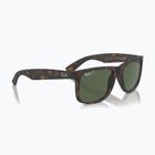 Saulės akiniai Ray-Ban Justin Classic havana/dark green polarized