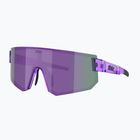 Saulės akiniai Bliz P005 transparent purple/smoke purple mirror