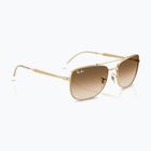 Saulės akiniai Ray-Ban Bain Bridge arista gold/brown gradient