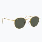 Akiniai nuo saulės Ray-Ban Round Metal gold/green g-15