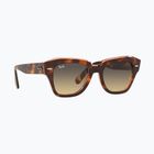 Akiniai nuo saulės Ray-Ban State Street brown/brown gradient
