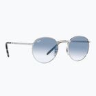 Akiniai nuo saulės Ray-Ban New Round silver/blue