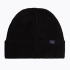 Vyriška žieminė kepurė Woolrich Knitted Ribbed Beanie black