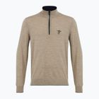 Vyriškas megztinis Aeronautica Militare 1/2 Zip sand melange