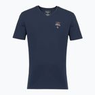 Vyriški marškinėliai Aeronautica Militare AM1UTI006 V-Neck blue