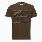 Vyriški marškinėliai Aeronautica Militare TS2535UJ00641 chestnut brown