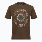 Vyriški marškinėliai Aeronautica Militare TS2538UJ00727 chestnut brown