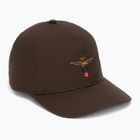 Vyriška kepurė su snapeliu Aeronautica Militare HA1246UCT02 chestnut brown