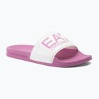 Šlepetės EA7 Emporio Armani Water Sports Visibility cyclamen/white