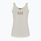 Moteriškas tank topas EA7 Emporio Armani Train Shiny pristine/logo brown