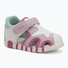 Vaikiški sandalai Geox Iupidoo white/fuchsia